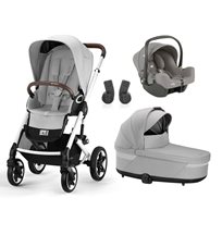 Cybex Talos S Lux duovagn + Joie I-Snug 2 babyskydd