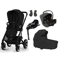 Cybex Talos S Lux duovagn + Joie i-Snug 2 babyskydd + isofixbas