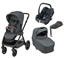 Maxi-Cosi Oxford Plus duovagn + Cabriofix babyskydd + bas