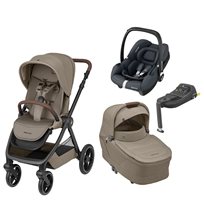Maxi-Cosi Oxford Plus duovagn + Cabriofix babyskydd + bas