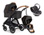 Emmaljunga Sento Outdoor duovagn Flat + Go Beyond babyskydd