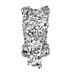 Najell wrap bärsjal petals black, stl L