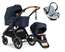 Emmaljunga Sento Max Outdoor duovagn Ergo+ Go Beyond babyskydd