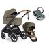 Emmaljunga Sento Max Outdoor duovagn Ergo+ Go Beyond babyskydd
