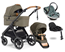 Emmaljunga Sento Max Outdoor duovagn Ergo+ Go Beyond babyskydd + bas