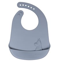 Rätt Start haklapp i silikon, Mumin sky blue
