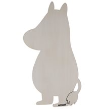 Rätt Start nattlampa i trä (vitlaserad), Mumin