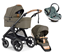 Emmaljunga Sento Pro Outdoor duovagn Ergo+ Go Beyond babyskydd