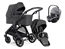 Emmaljunga Sento Urban duovagn Flat+ Baby-Safe Pro babyskydd