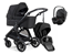Emmaljunga Sento Urban duovagn Flat+ Baby-Safe Pro babyskydd
