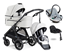 Emmaljunga Sento Urban duovagn Flat+ Go Beyond babyskydd + bas