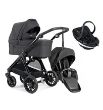 Emmaljunga Sento Urban duovagn Flat+ Go Beyond babyskydd