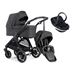 Emmaljunga Sento Urban duovagn Flat+ Go Beyond babyskydd