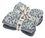 Sebra muslinfilt 3-pack, blue olive/forest lake blue
