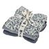 Sebra muslinfilt 3-pack, blue olive/forest lake blue