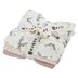 Sebra muslinfilt 3-pack, powder blossom rose