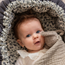 Sebra babynest 3-i-1, blue olive
