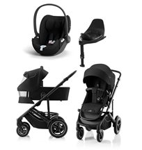 Britax Smile 5Z duovagn + Cybex Cloud T babyskydd + isofixbas