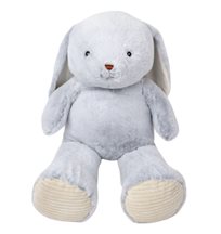 Teddykompaniet kanin Emma 90 cm, gråmelerad