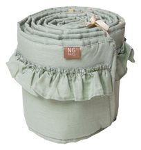 NG Baby spjälskydd vagga, MOOD volang sage green
