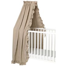 NG Baby sänghimmel med volang, MOOD natural