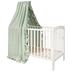 NG Baby sänghimmel med volang, MOOD sage green