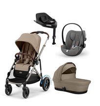Cybex e-Gazelle S duovagn + Cloud G babyskydd + isofixbas