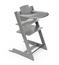Stokke Tripp Trapp matstolspaket med babyset + bricka, storm grey