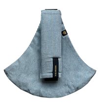 Wildride bärsjal, light denim stripe