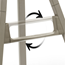 Elodie Details Grace matstol, tender taupe
