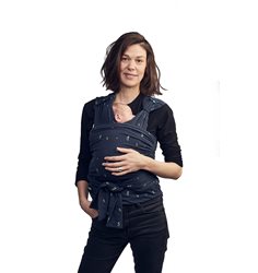 Najell wrap bärsjal eucalyptus navy blue, stl XS