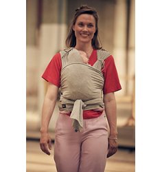 Najell wrap bärsjal melange grey, stl XS
