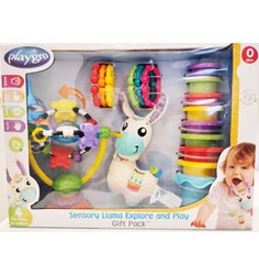 Playgro Sensory Llama Explory and Play presentkit
