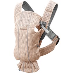 Babybjörn bärsele Mini, 3D mesh pärlemorosa