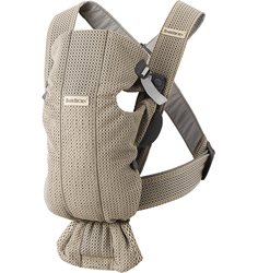 Babybjörn bärsele Mini, 3D mesh gråbeige