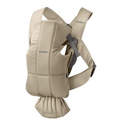 Babybjörn bärsele Mini, vävd beige