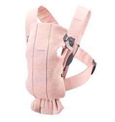 Babybjörn bärsele Mini, 3D jersey ljusrosa