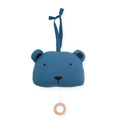 Jollein speldosa djur, steel blue