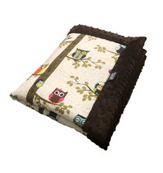La Millou filt liten med fyllning, owl/choco