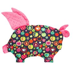 La Millou sleepy pig, rain/fuchsia