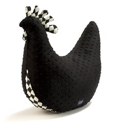 La Millou Danas Hen amningskudde, chessboard/black