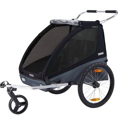 Thule Coaster XT cykelvagn inkl promenad- & cykelkit, svart