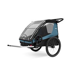 Thule Courier 2 cykelvagn, aegean blue