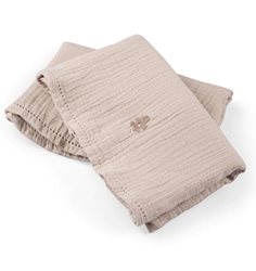 Sebra sköthandduk muslin 2-pack, seabreeze beige