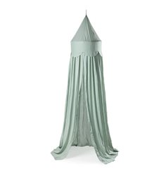 Sebra sänghimmel cloud, dusty green