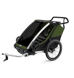 Thule Chariot Cab2 cykelvagn, cypress green