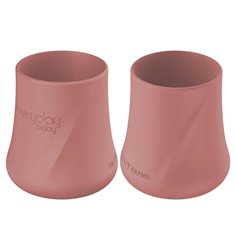Everyday Baby silikonmugg 2-p, nature red
