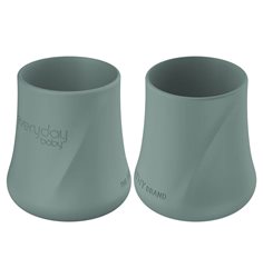 Everyday Baby silikonmugg 2-p, harmony green