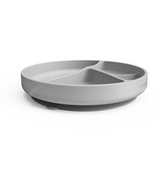 Everyday Baby silikontallrik med sugfunktion, quiet grey