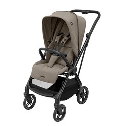 Maxi-Cosi Leona 2, twillic truffle/svart leath.